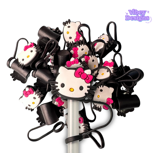 Kitty 40oz Straw Topper