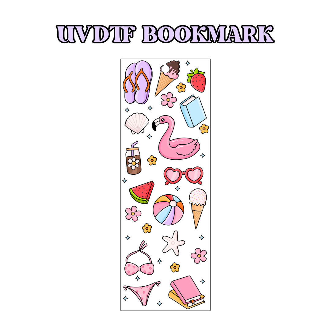 UV-DTF Bookmark Transfer BM104 - Gal Summer 2