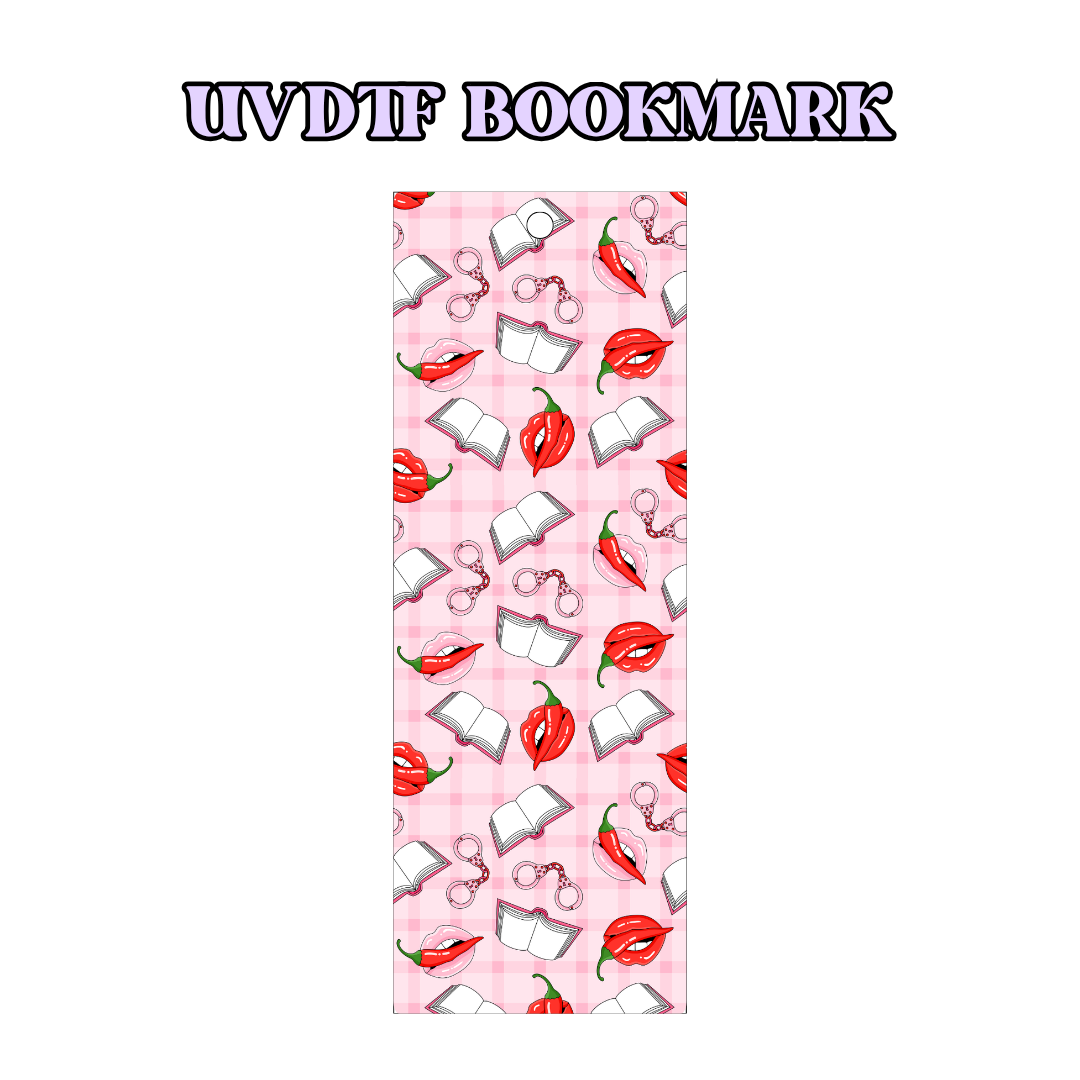 UV-DTF Bookmark Transfer BM109 - Spicy Reader 2