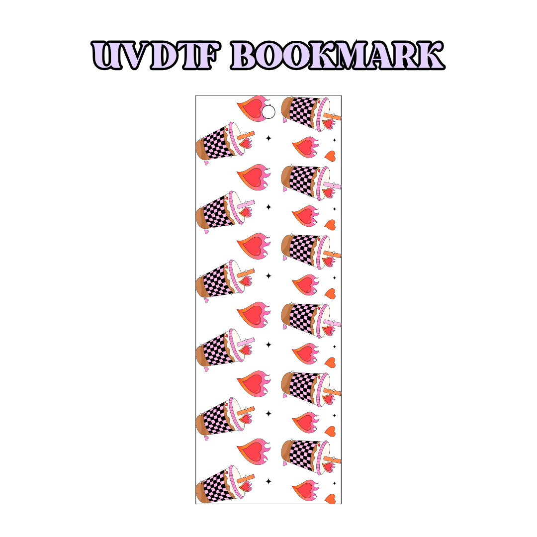 UV-DTF Bookmark Transfer BM26 - Coffee Lover
