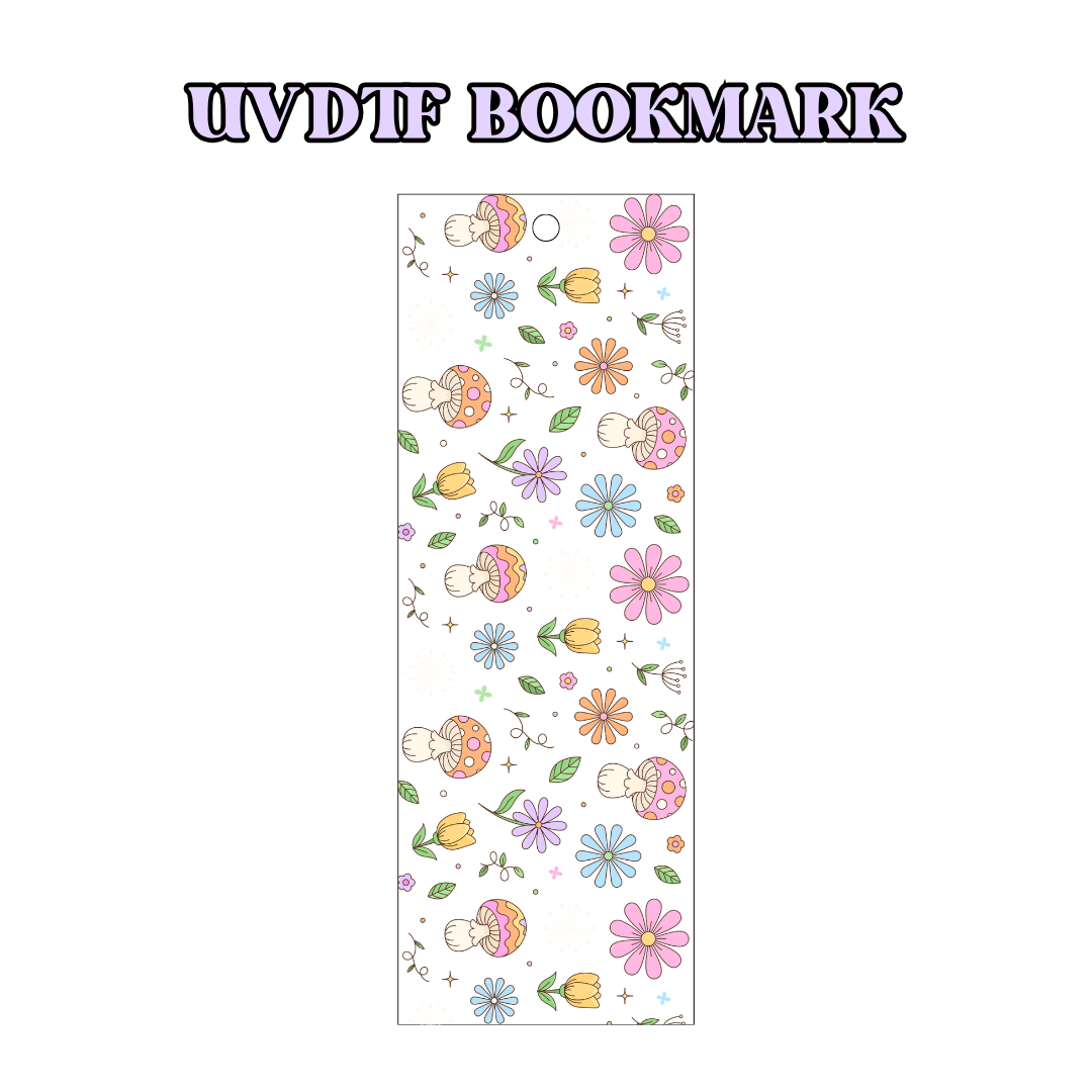 UV-DTF Bookmark Transfer BM33 - Mushroom Garden