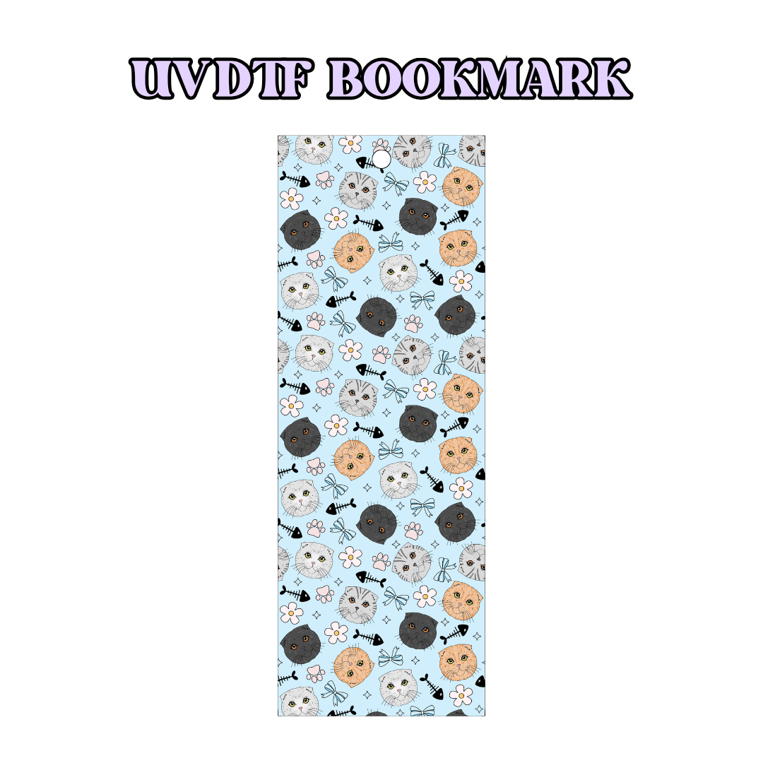 UV-DTF Bookmark Transfer BM38 - Kitty Cats 3