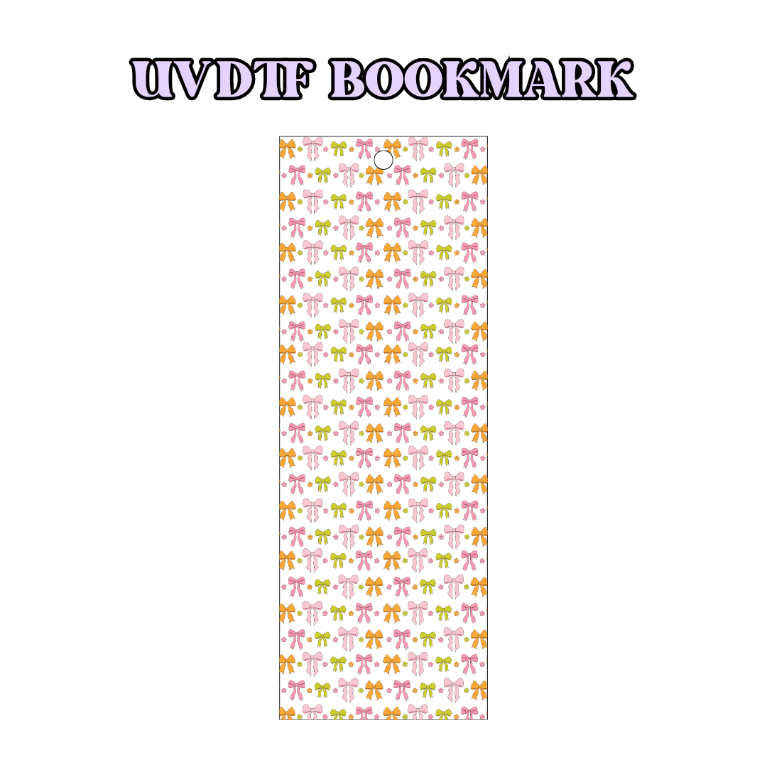 UV-DTF Bookmark Transfer BM40 - Tiny Bows