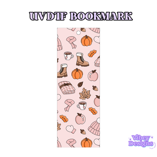 UV-DTF Bookmark Transfer - Autumn Elements
