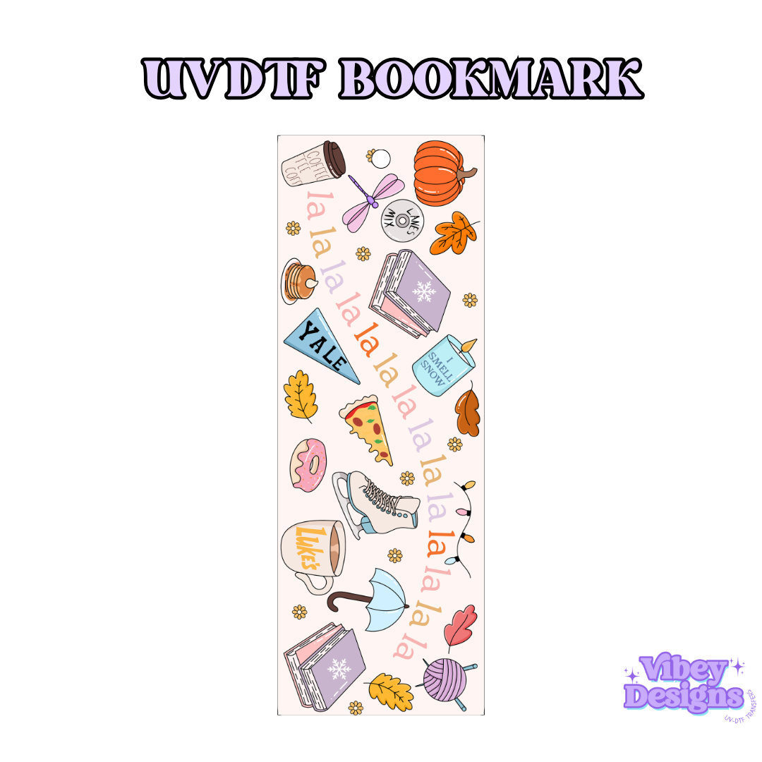 UV-DTF Bookmark Transfer - Gilmore la la la