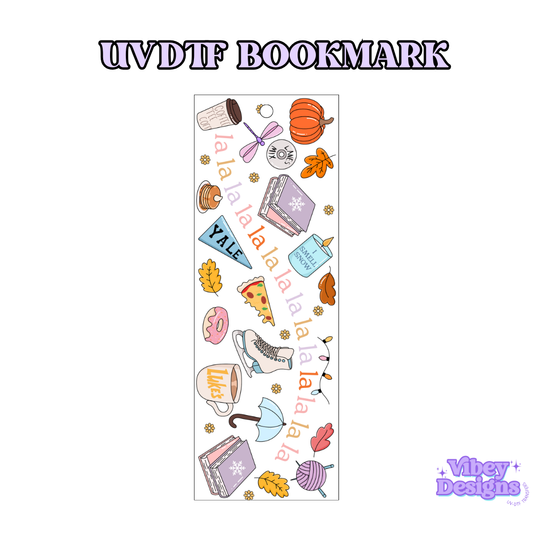 UV-DTF Bookmark Transfer - Gilmore la la la