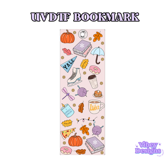 UV-DTF Bookmark Transfer - Gilmore Fall