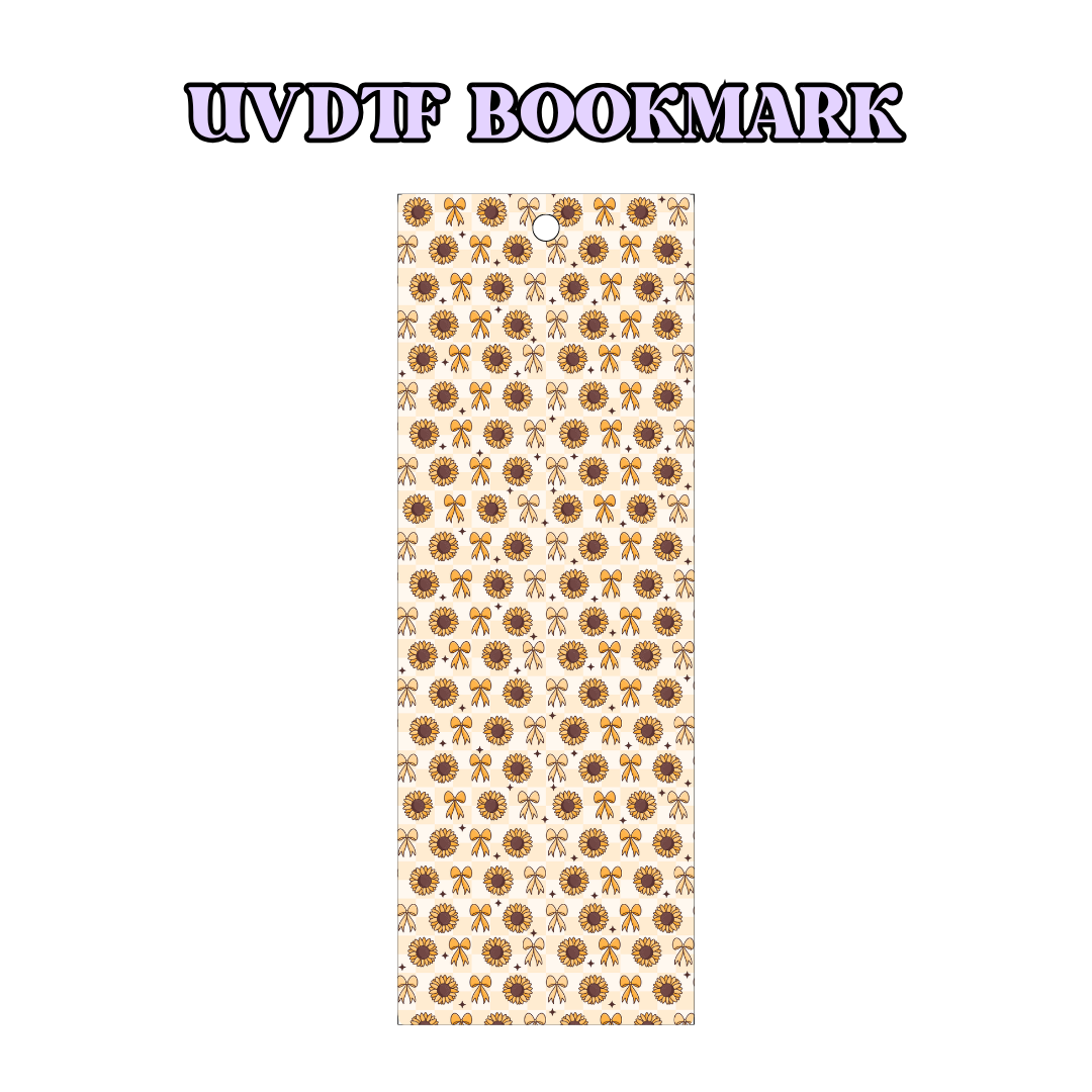 UV-DTF Bookmark Transfer BM50 - Sunflowers