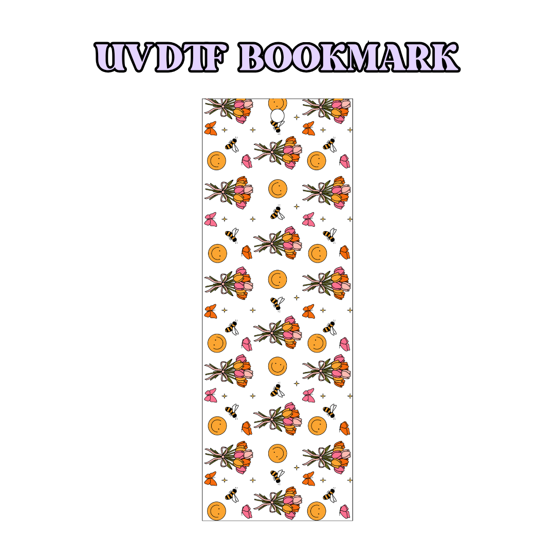 UV-DTF Bookmark Transfer BM53 - Flower Bouquet 2