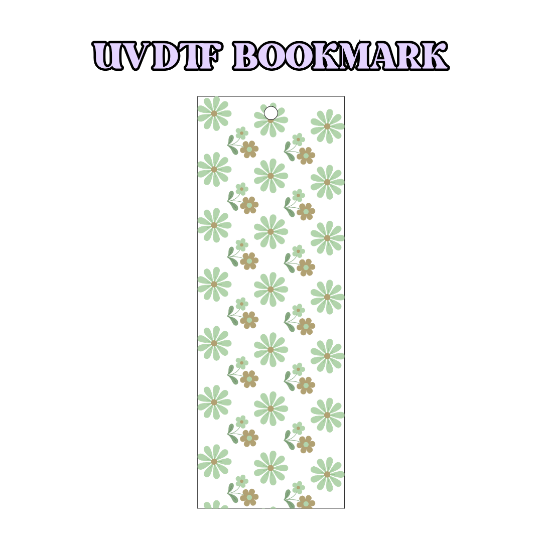 UV-DTF Bookmark Transfer BM58 - Retro Green