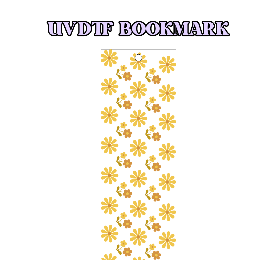 UV-DTF Bookmark Transfer BM62 - Retro Yellow