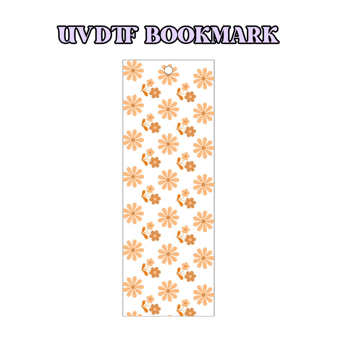 UV-DTF Bookmark Transfer BM63 - Retro Orange