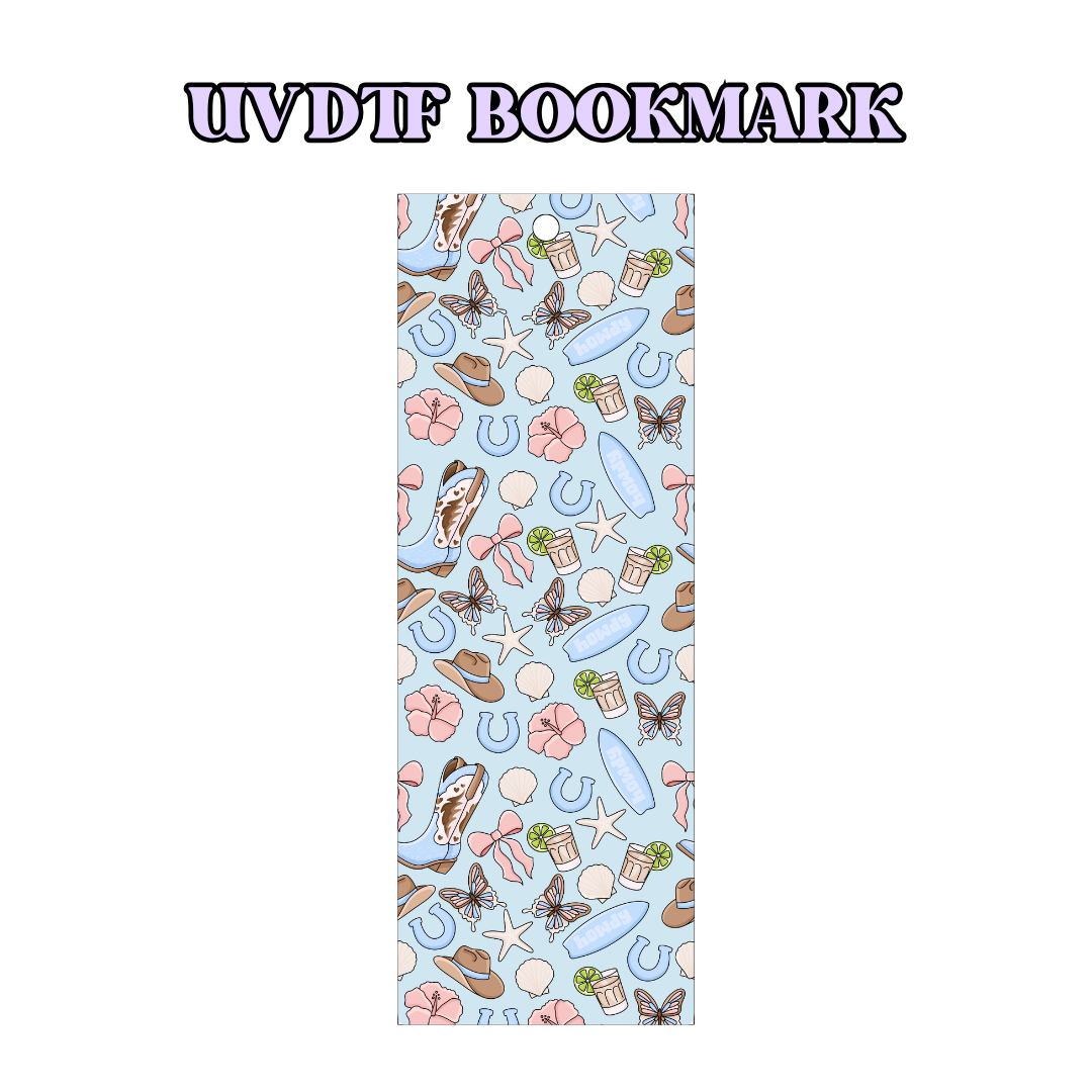 UV-DTF Bookmark Transfer BM80 - Coastal Cowgirl