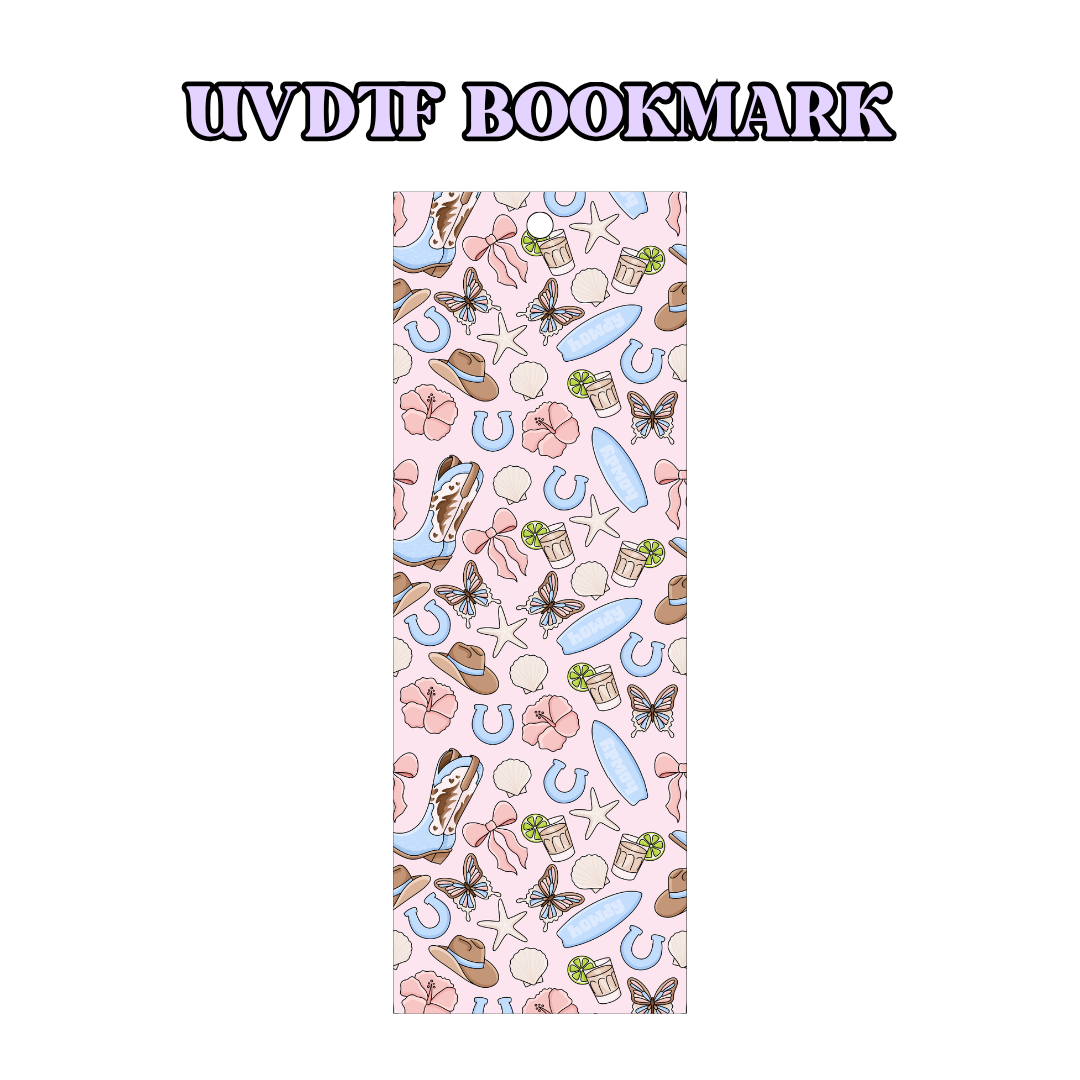 UV-DTF Bookmark Transfer BM81 - Coastal Cowgirl 2