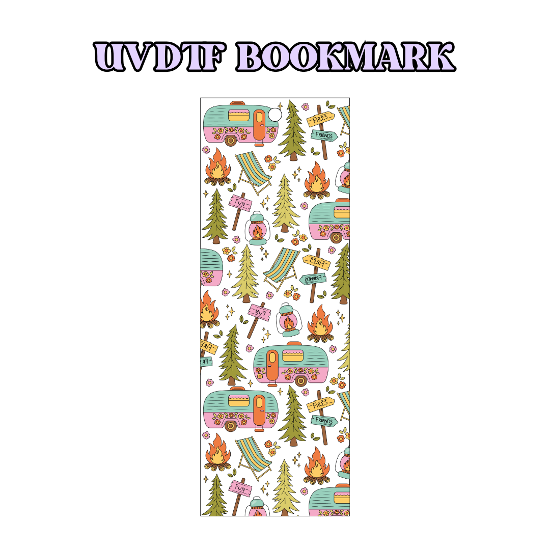 UV-DTF Bookmark Transfer BM89 - Camp Get Away