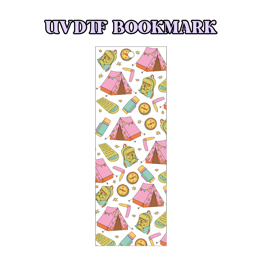 UV-DTF Bookmark Transfer BM91 - Camp Get Away 2
