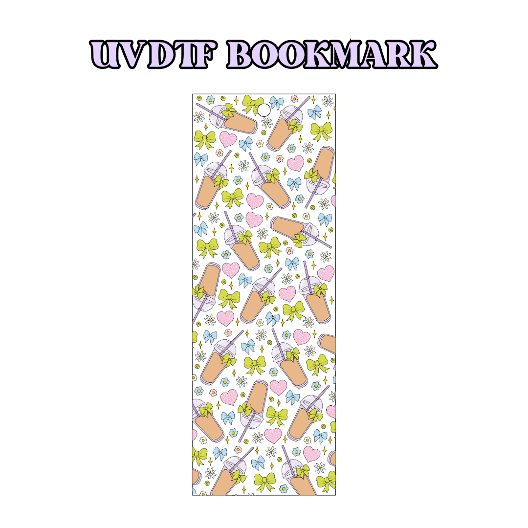 UV-DTF Bookmark Transfer BM95 - Girls Coffee