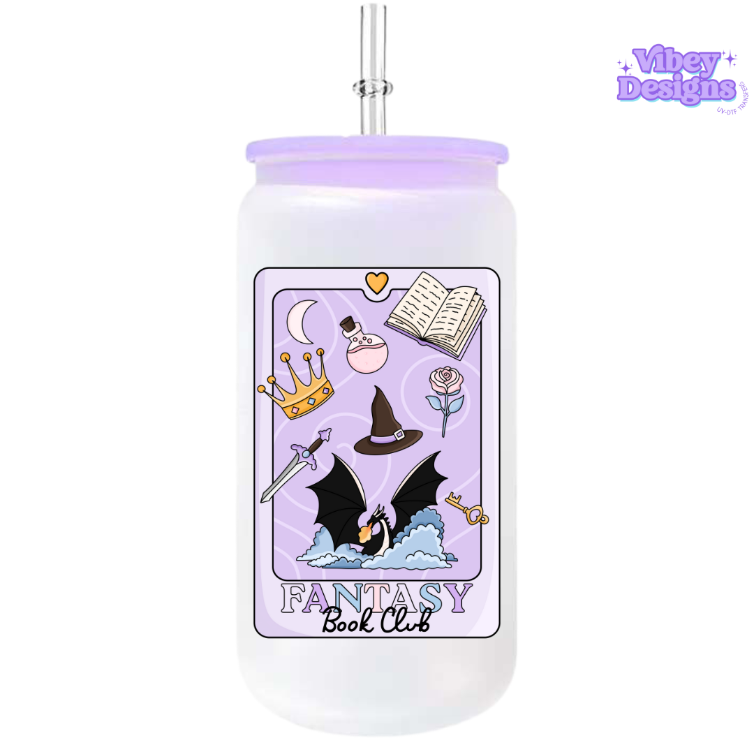 UV-DTF Transfer for Bottle, Glass, Mug, Diary - Fantasy Tarot