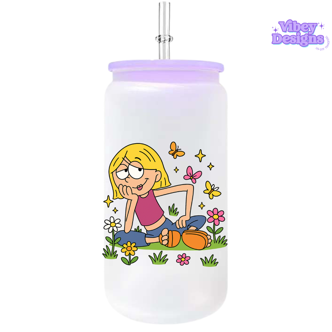 UV-DTF Transfer for Bottle, Glass, Mug, Diary - Spring Liz