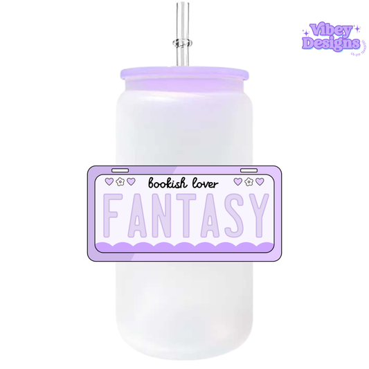 UV-DTF Transfer for Bottle, Glass, Mug, Diary - Bookish Lover