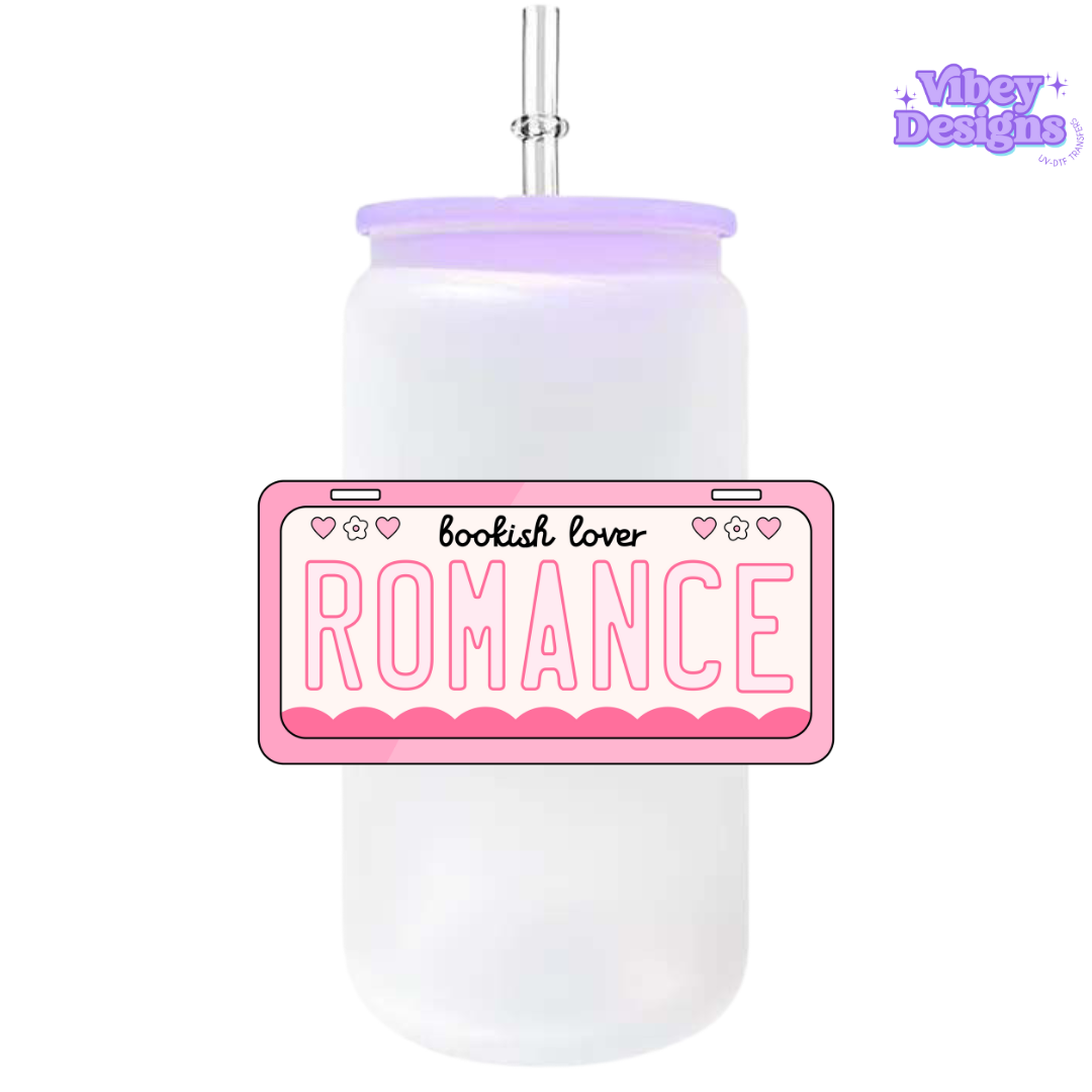 UV-DTF Transfer for Bottle, Glass, Mug, Diary - Bookish Lover