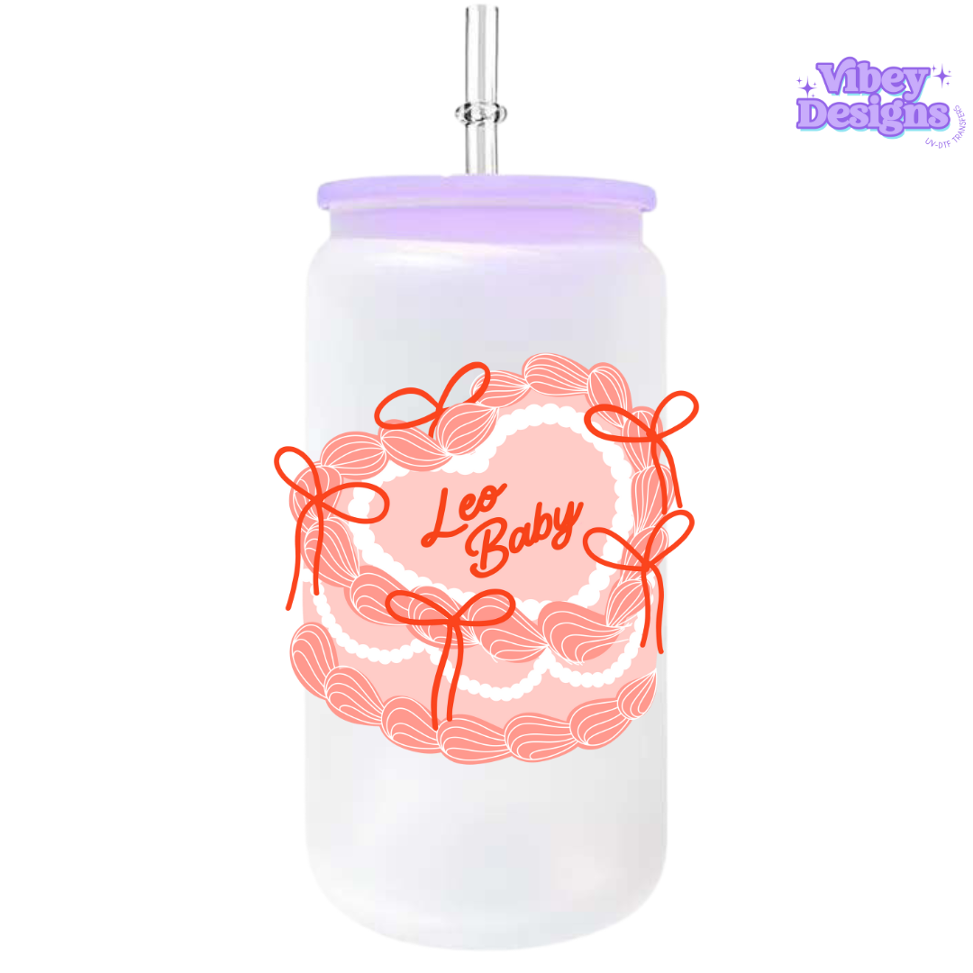 UV-DTF Transfer for Bottle, Glass, Mug, Diary - Scorpio Baby