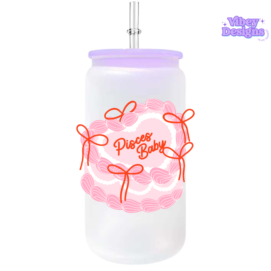 UV-DTF Transfer for Bottle, Glass, Mug, Diary - Scorpio Baby