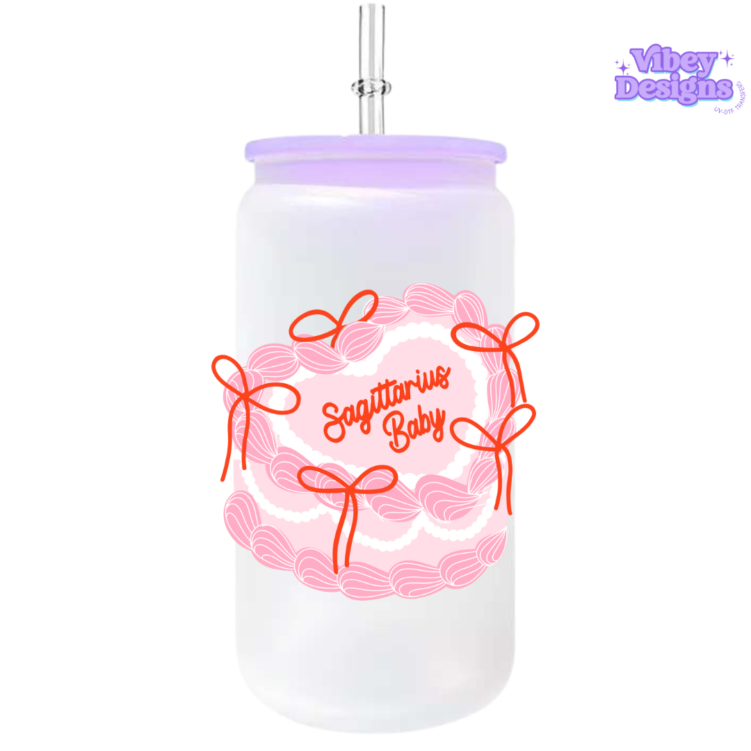 UV-DTF Transfer for Bottle, Glass, Mug, Diary - Scorpio Baby