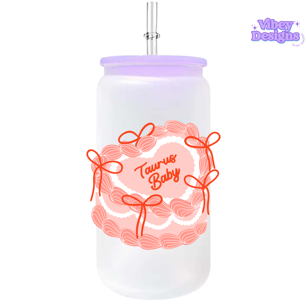 UV-DTF Transfer for Bottle, Glass, Mug, Diary - Scorpio Baby