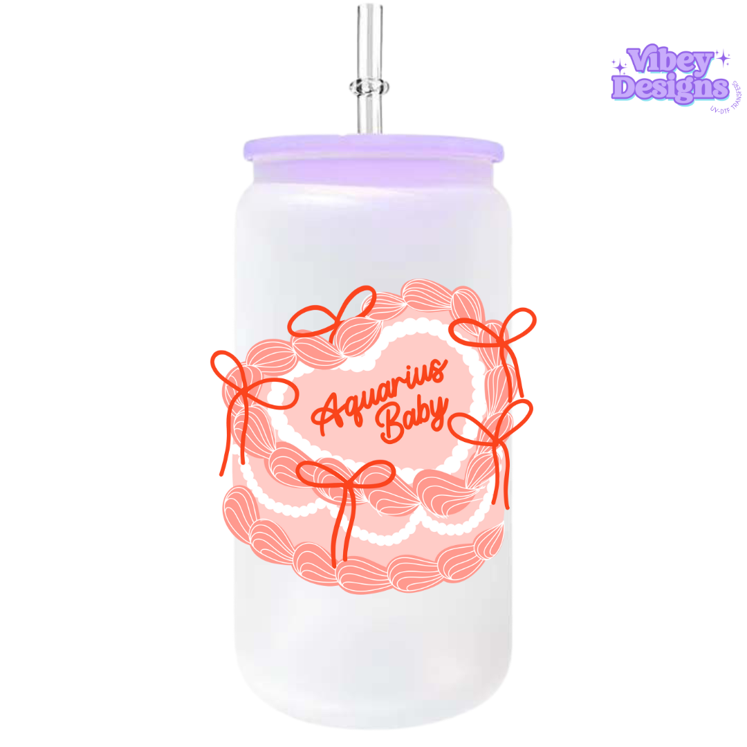 UV-DTF Transfer for Bottle, Glass, Mug, Diary - Scorpio Baby