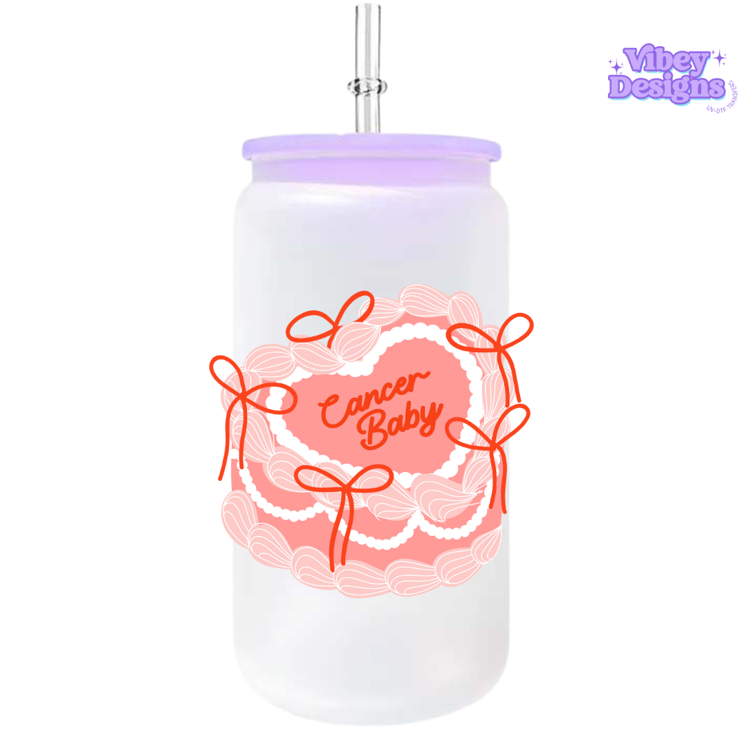 UV-DTF Transfer for Bottle, Glass, Mug, Diary - Scorpio Baby