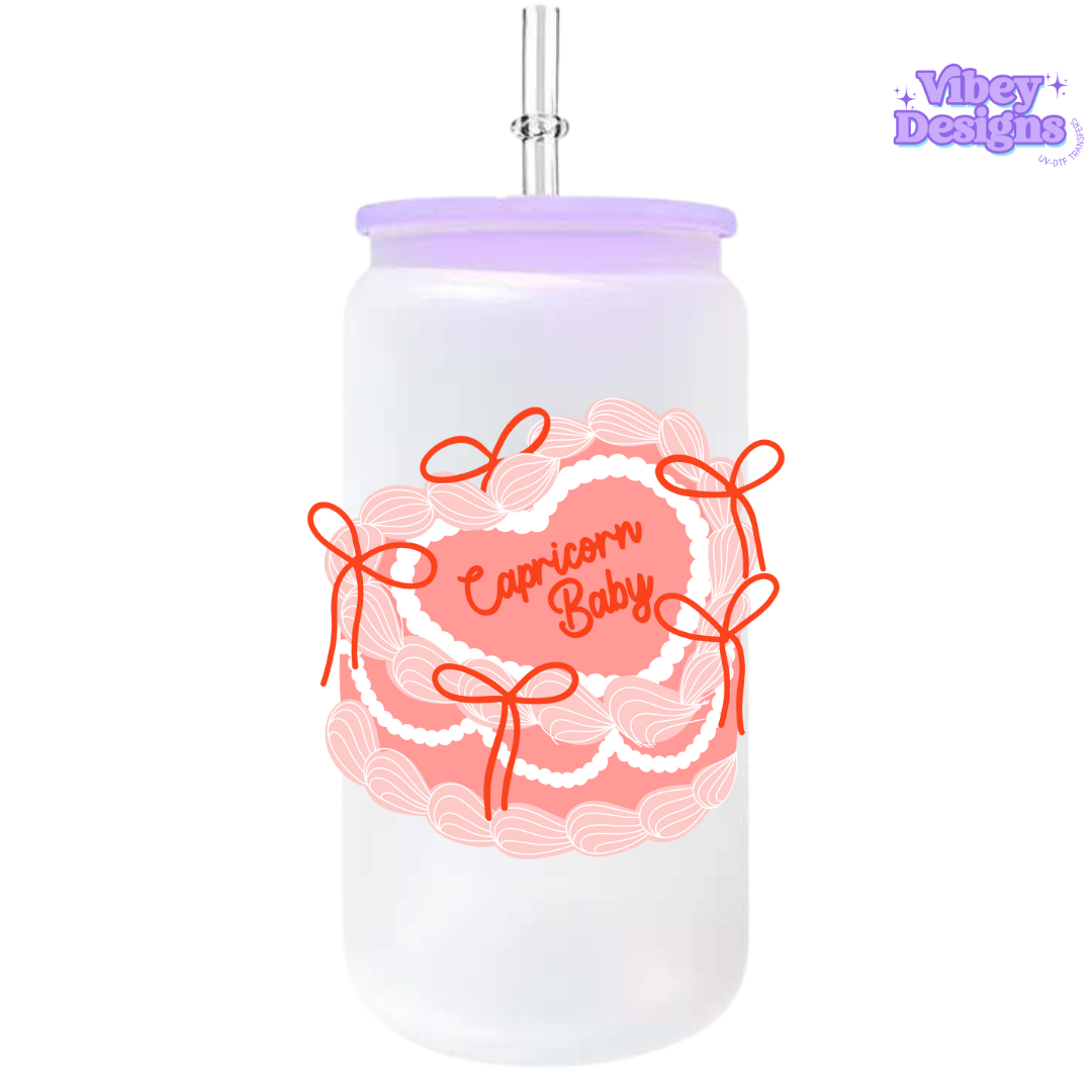 UV-DTF Transfer for Bottle, Glass, Mug, Diary - Scorpio Baby