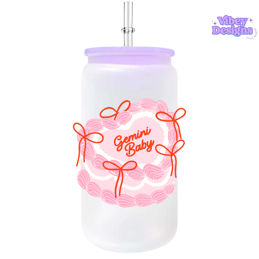 UV-DTF Transfer for Bottle, Glass, Mug, Diary - Scorpio Baby