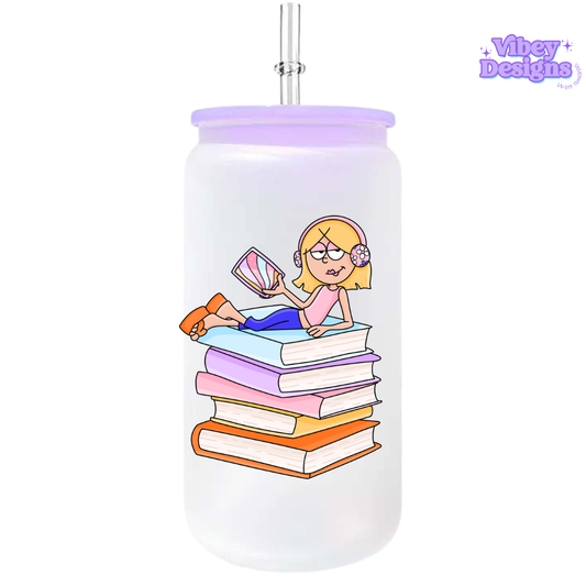 UV-DTF Transfer for Bottle, Glass, Mug, Diary - Bookish Girlie