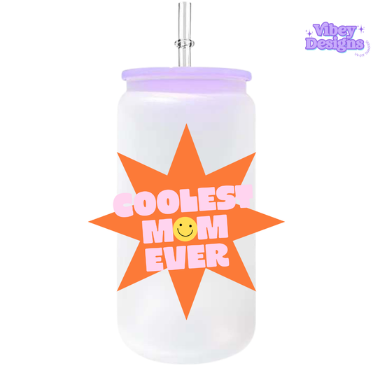 UV-DTF Transfer for Bottle, Glass, Mug, Diary - Coolest Mum Ever