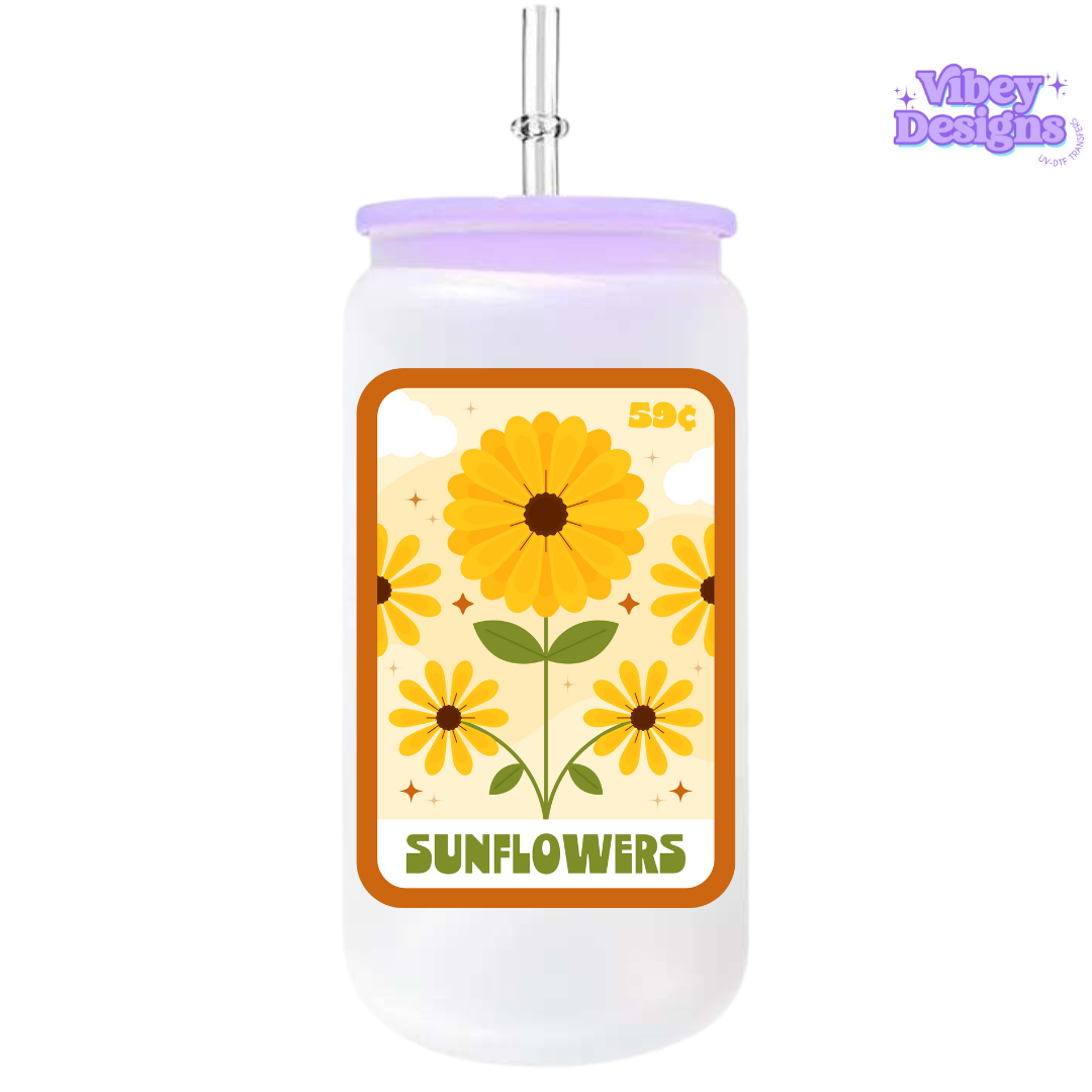 UV-DTF Transfer for Bottle, Glass, Mug, Diary - Spring Cards
