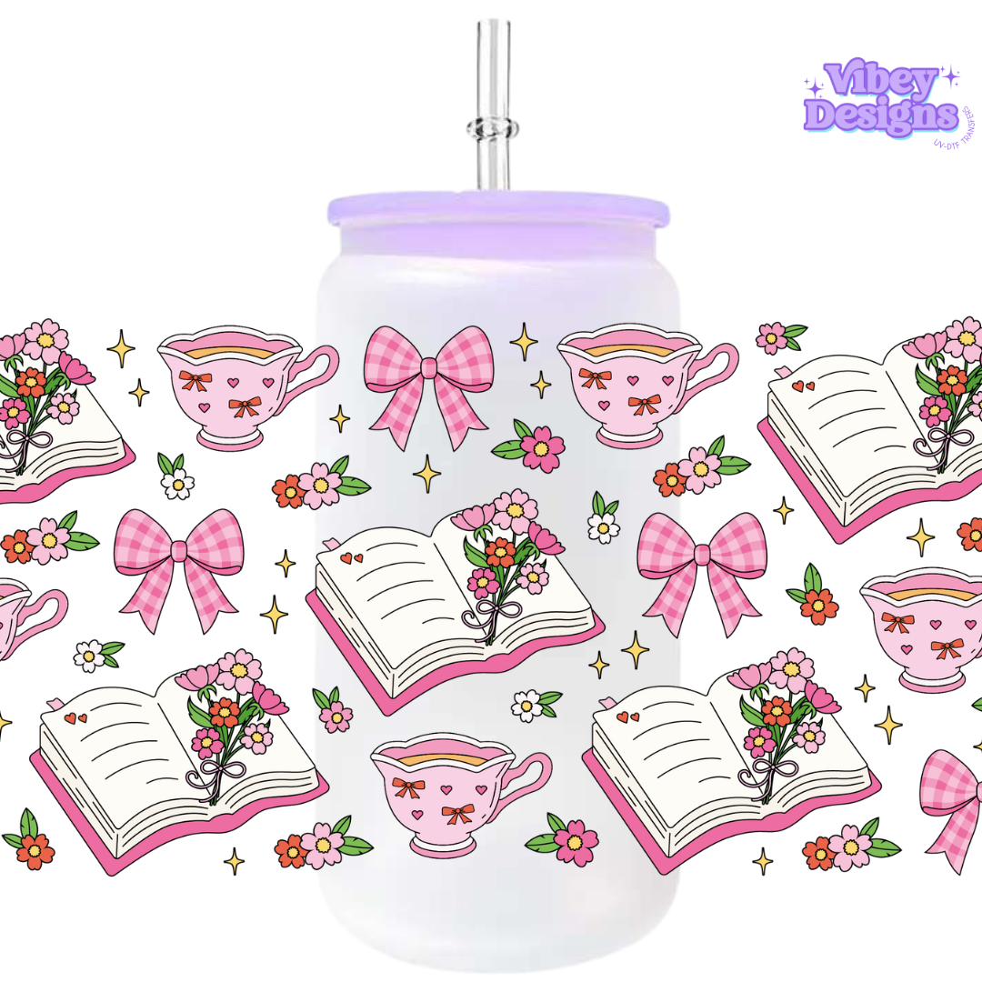 Uv Dtf Wrap For 16oz Libbey Glass - #BK44 Romanticising my life