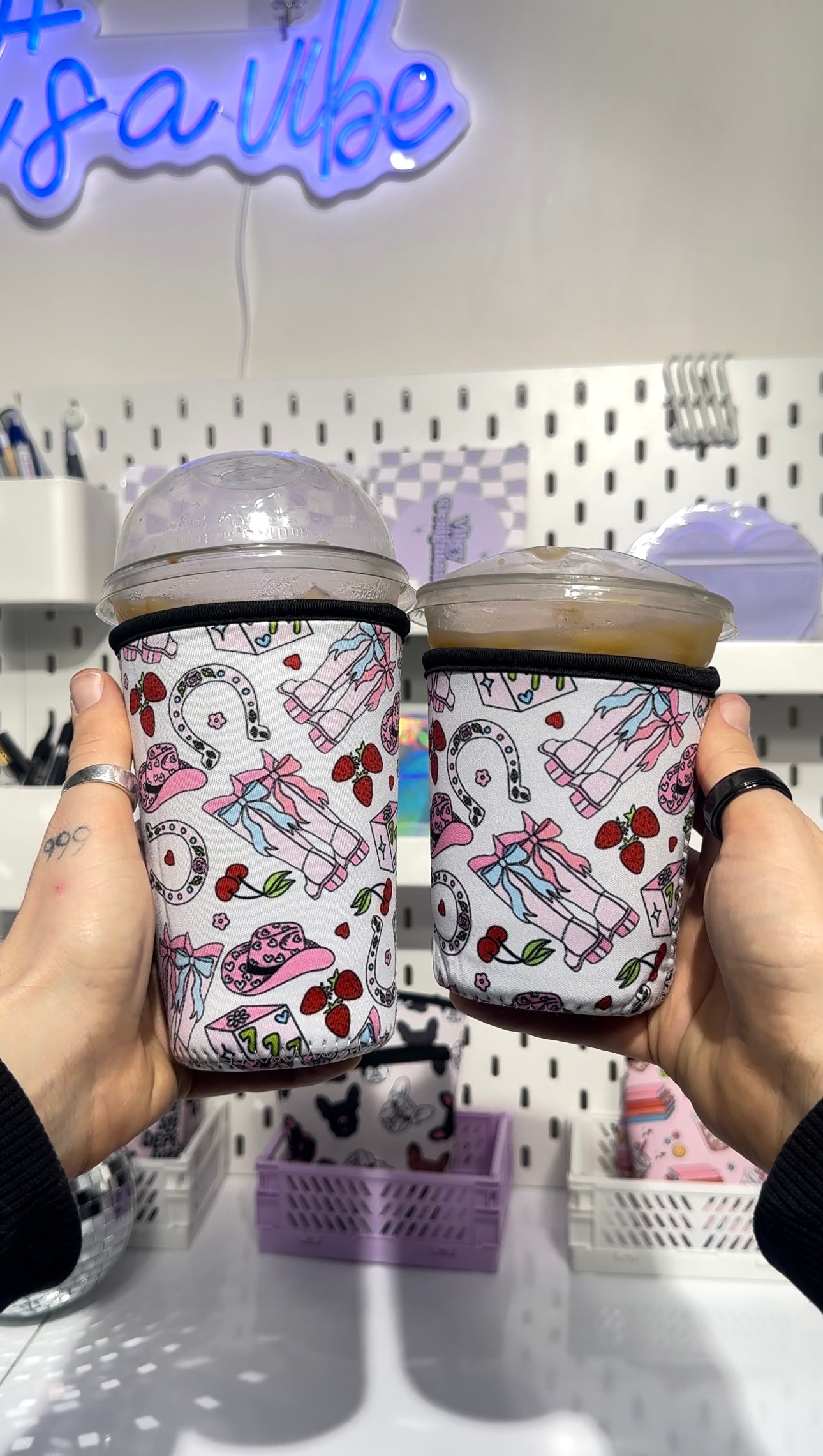 Cup Cozie - Lucky Cowgirl