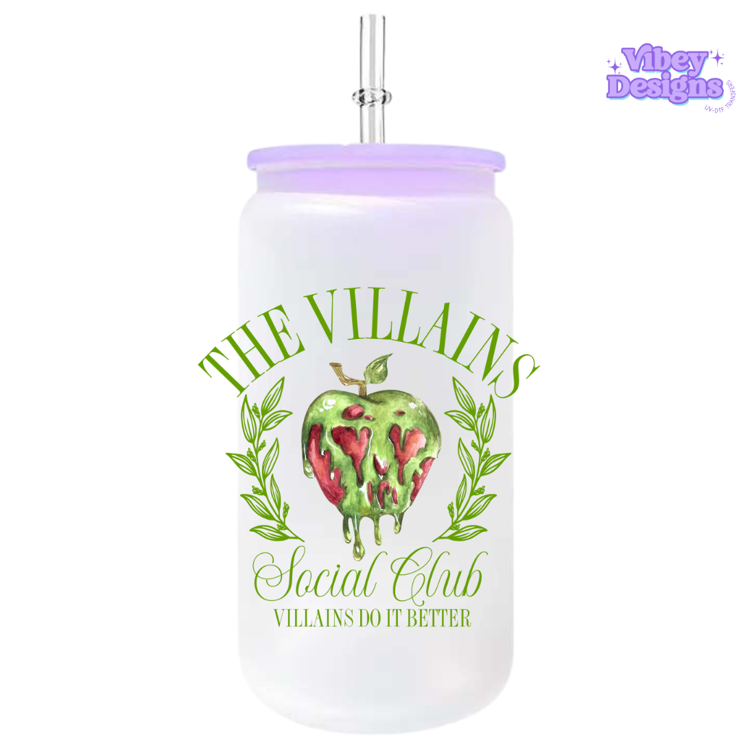 UV-DTF Transfer for Bottle, Glass, Mug, Diary - The Villian