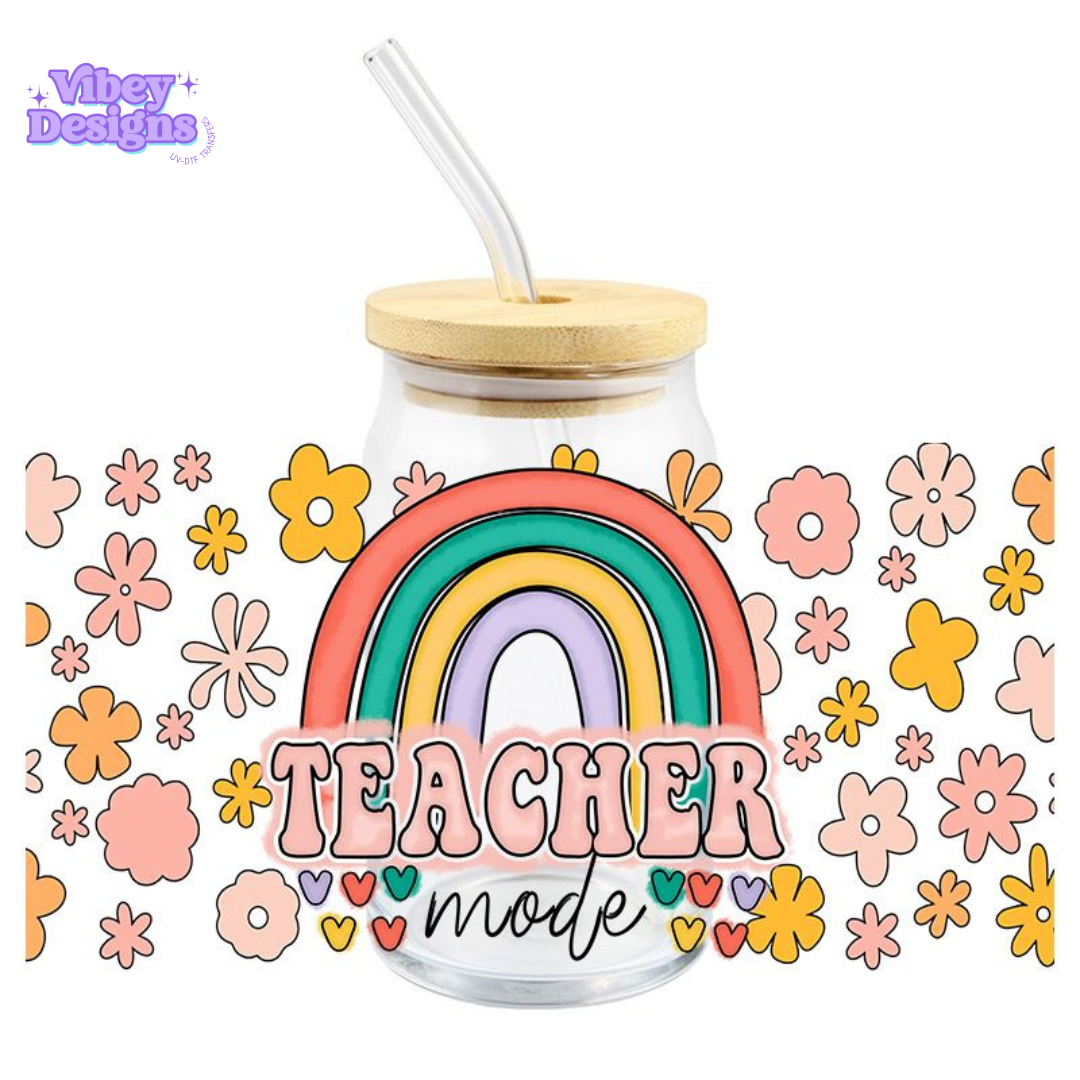Uv Dtf Wrap For 16oz Libbey Glass - Teacher Mode