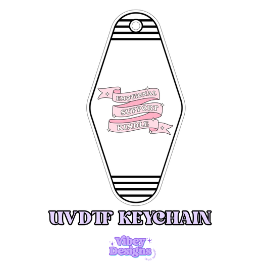 RTS Motel Keychain | Shot glass Decal - Emotional Support Kindle