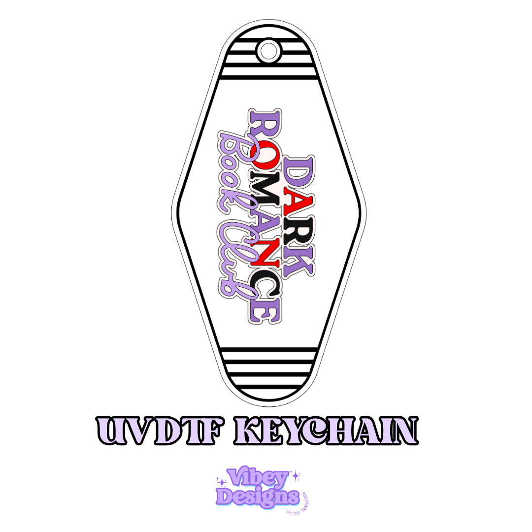 RTS Motel Keychain | Shot glass Decal - Dark Romance Book Club