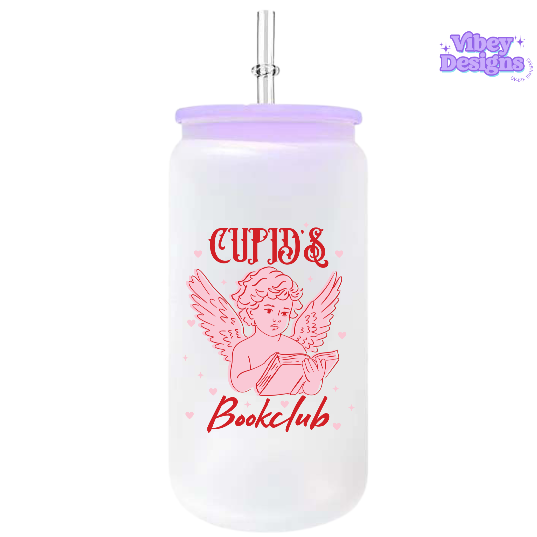 UV-DTF Transfer for Bottle, Glass, Mug, Diary - Cupids Bookclub
