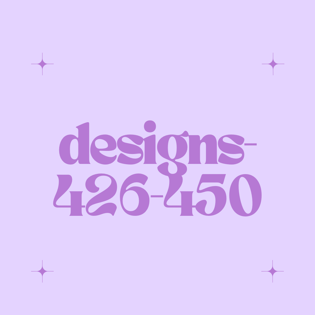 Designs 426-450
