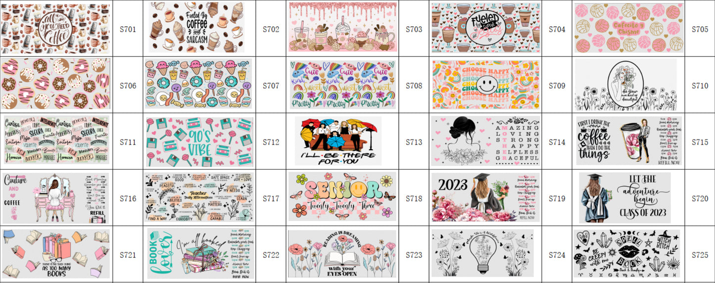 Designs 701-725