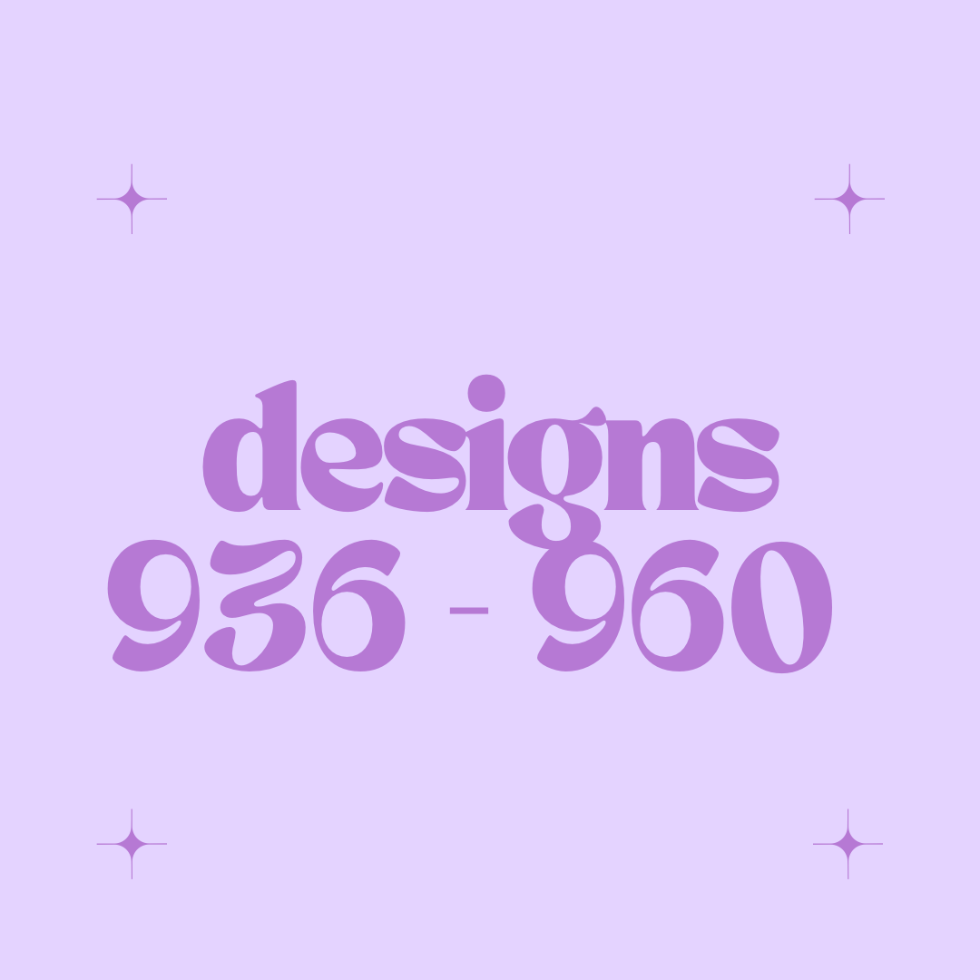 Designs 936 - 960