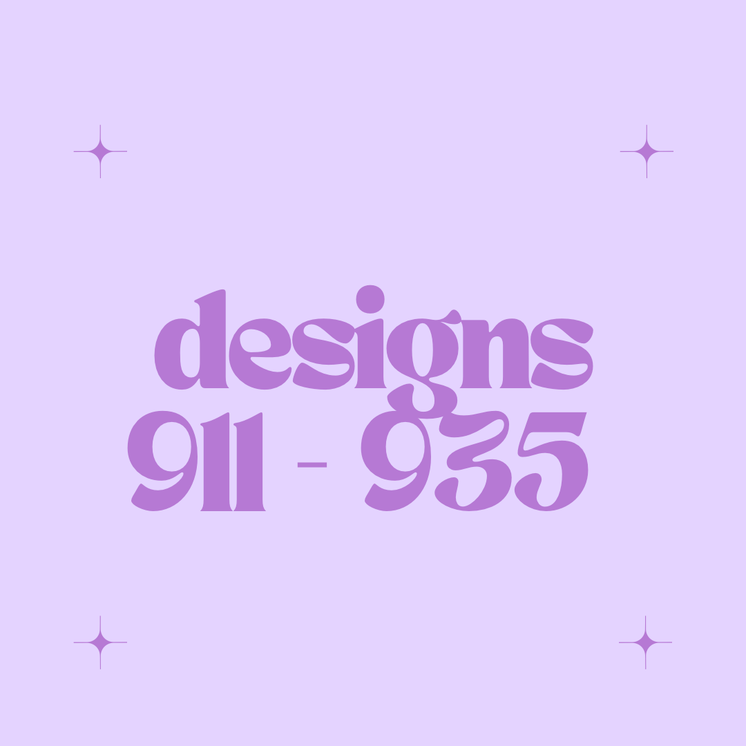 Designs 911 - 935