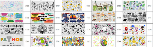 Designs 726-745