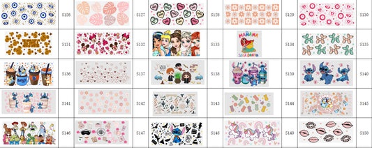 Designs 126-150