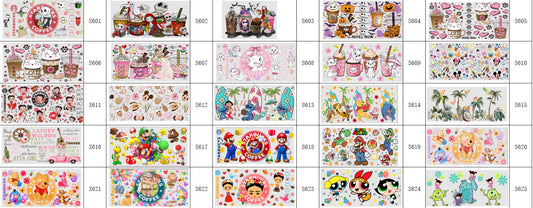 20oz Designs 601-625